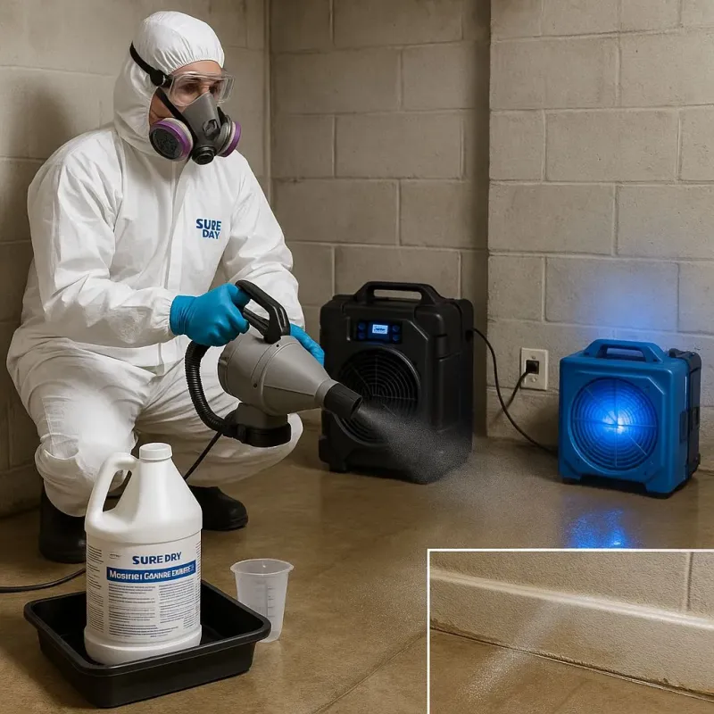 Sanitization and Odor Removal process in Beaufort, NC